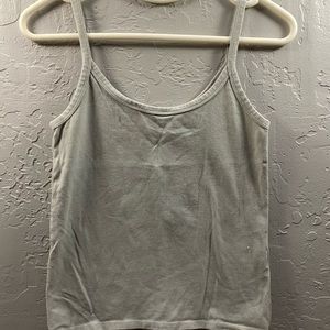 Gray forever 21 crop tank